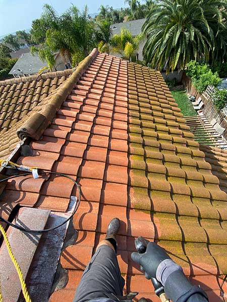 Roof cleaning oceanside ca